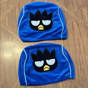 Badtz Maru Car Headrest Covers - blue black - Sanrio Hello Kitty & Friends